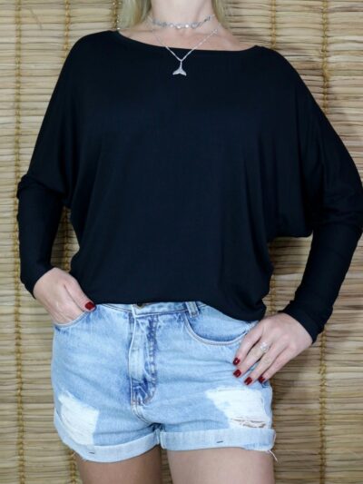 Blusa Morcego Manga Longa 3