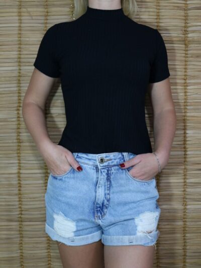 Blusa Gola Alta Canelada